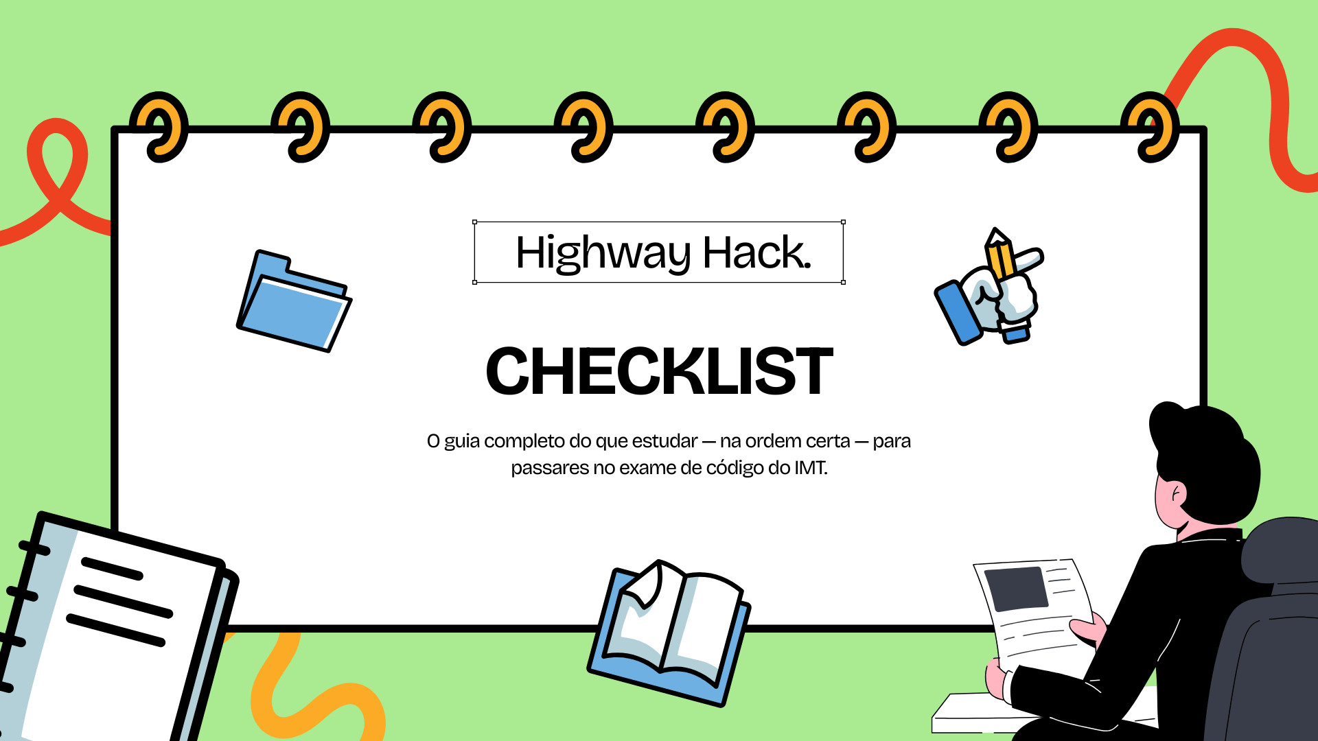 Checklist passo a passo do que estudar para aprovar